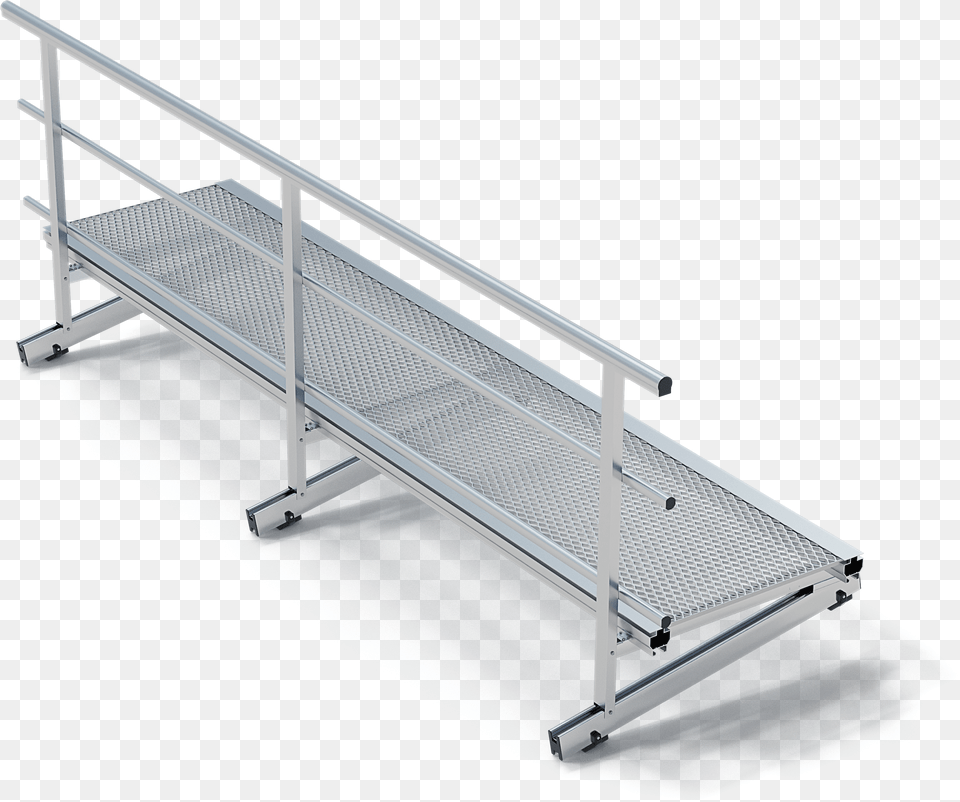 Smartwalk Levelled Single Handrail Shelf, Machine, Ramp Free Transparent Png