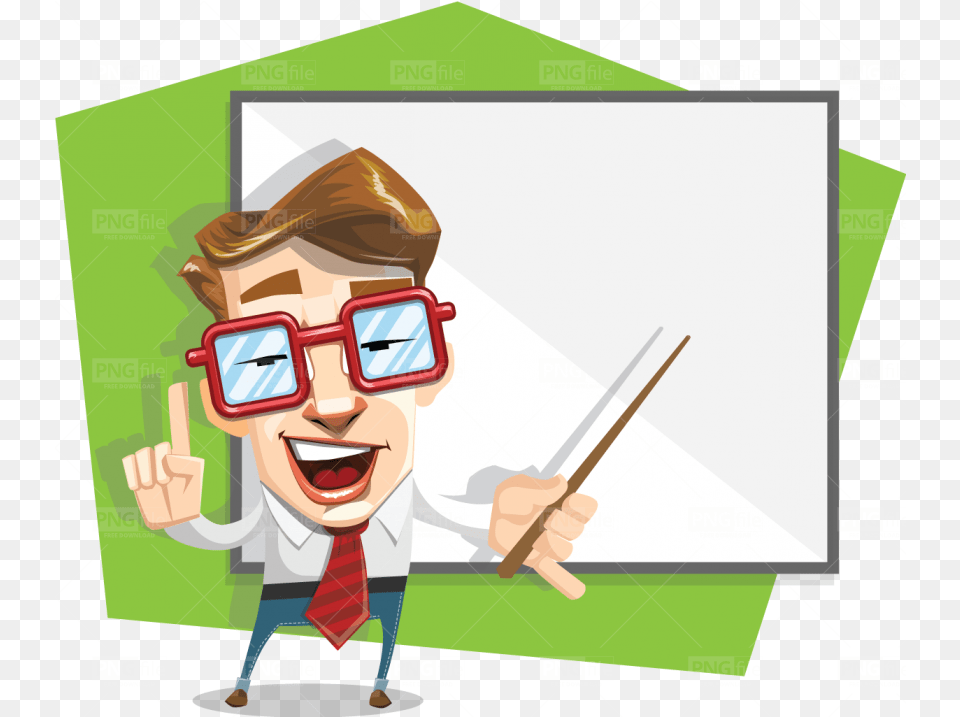 Smarty Presenter Cartoon Character Free Character Presenter, White Board, Face, Head, Person Png