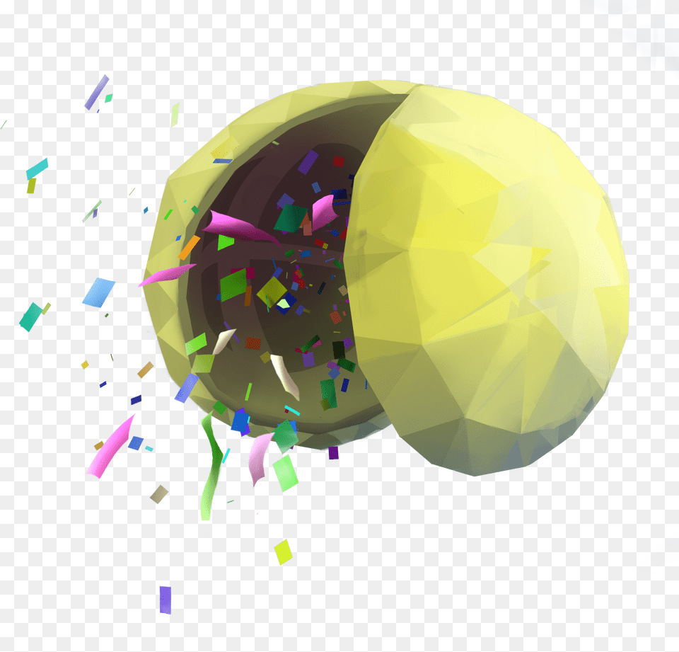 Smash 4 Party Ball, Sphere, Paper, Confetti Free Png Download