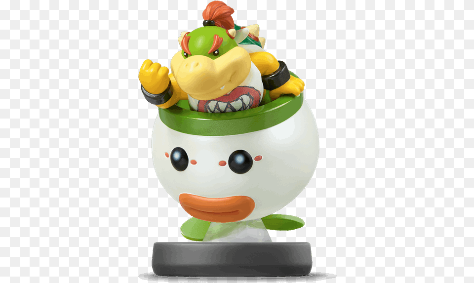 Smash Bros Amiibo Bowser Jr, Figurine, Birthday Cake, Cake, Cream Free Png Download