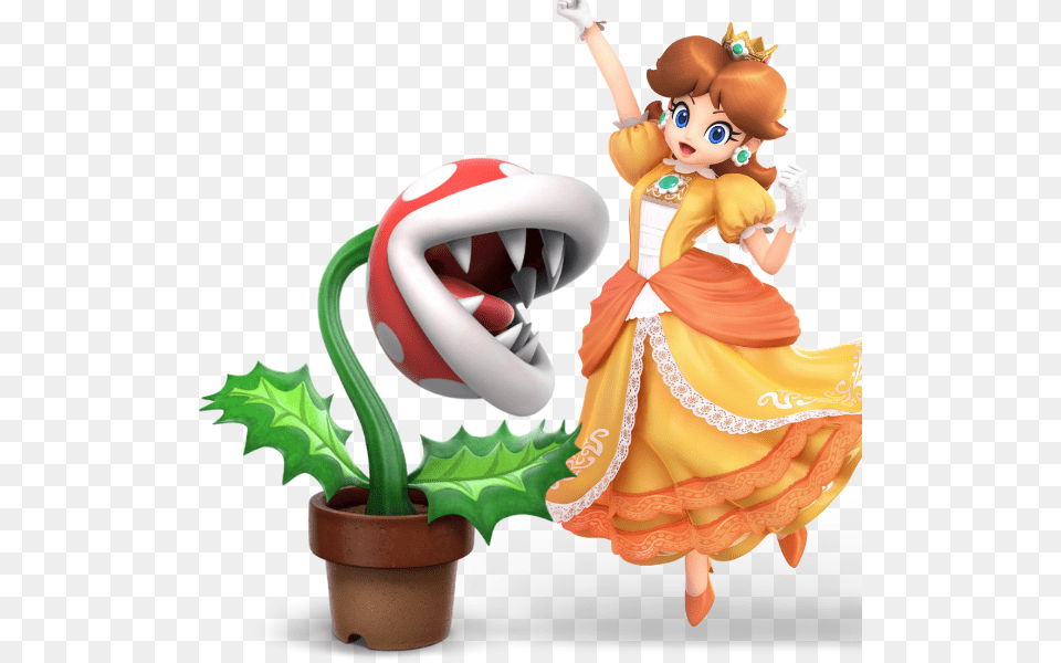 Smash Bros Planta, Baby, Person, Face, Flower Png Image