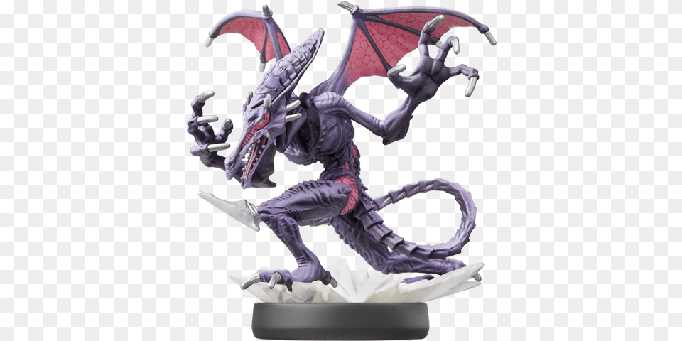 Smash Bros Ridley Amiibo, Dragon, Person Png