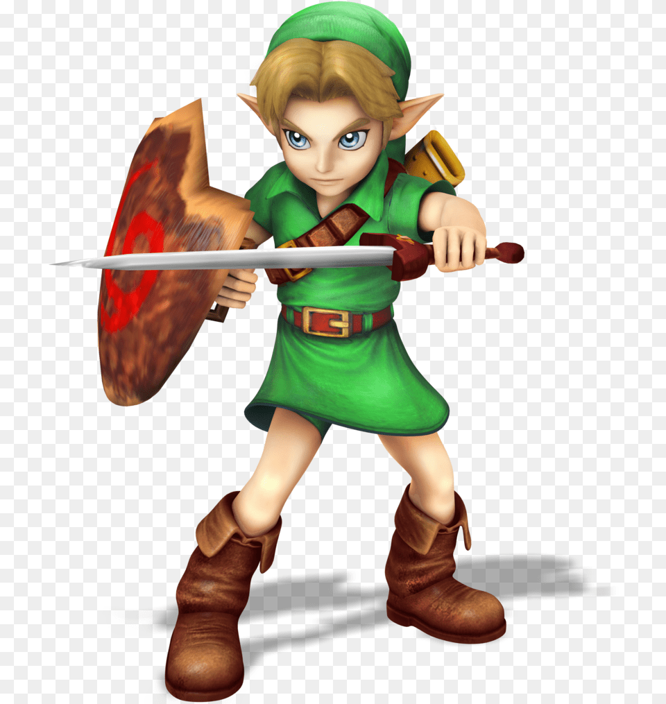Smash Bros Young Link Render, Clothing, Costume, Person, Baby Free Png