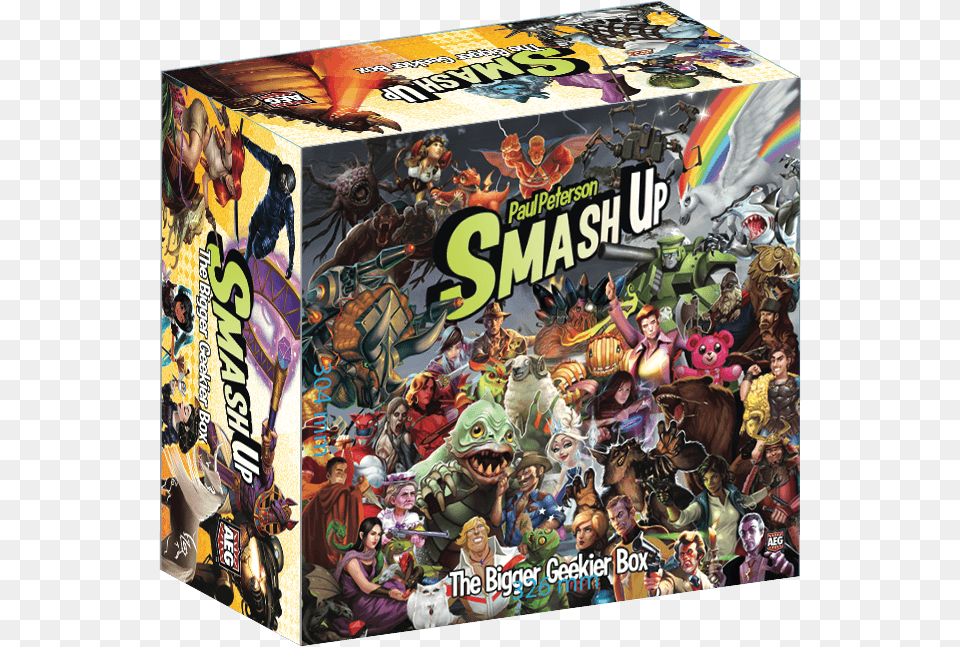Smash Up Bigger Geekier Box, Adult, Person, Female, Woman Png Image
