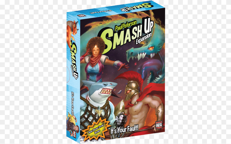 Smash Up It S Your Fault Expansion, Book, Comics, Publication, Adult Free Transparent Png