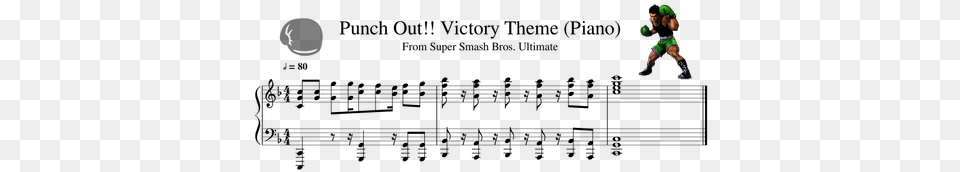 Smash Victory Themes Sheet Music, Adult, Male, Man, Person Free Png