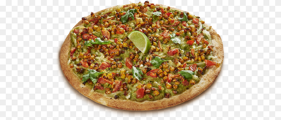 Smashed Avocado Vegan Cheese Charred Corn And Diced New York Classic Pizza Yellow Cab, Food, Food Presentation, Meal Free Png Download
