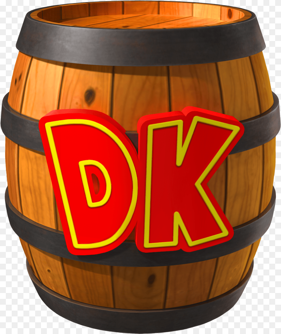 Smashwiki Barril De Donkey Kong, Barrel, Keg, Mailbox Free Png Download