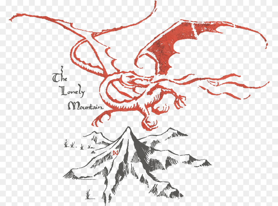 Smaug And The Lonely Mountain, Person, Dragon Png