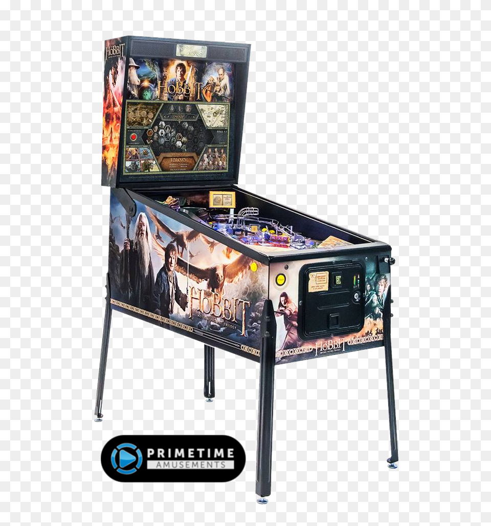 Smaug Hobbit Black Arrow Pinball, Arcade Game Machine, Game, Person, Adult Free Png Download