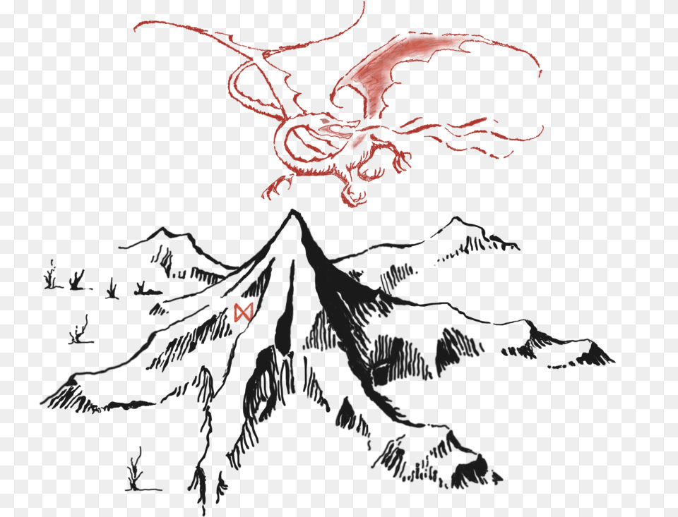 Smaug Smaug And The Lonely Mountain, Nature, Outdoors, Person, Dragon Png