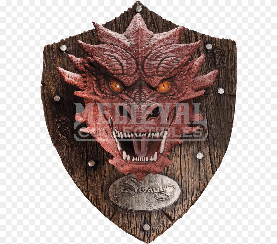 Smaug Wall Decor Smaug Head, Armor, Animal, Dinosaur, Reptile Free Transparent Png