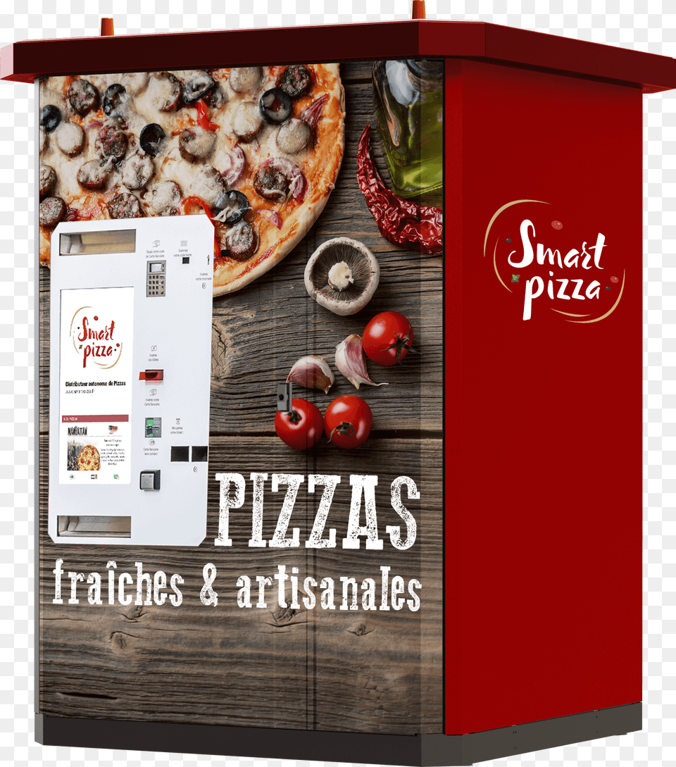 Smazrt Pizza V2 Distributeur De Pizza Niort, Advertisement, Food, Poster, Text Free Png Download