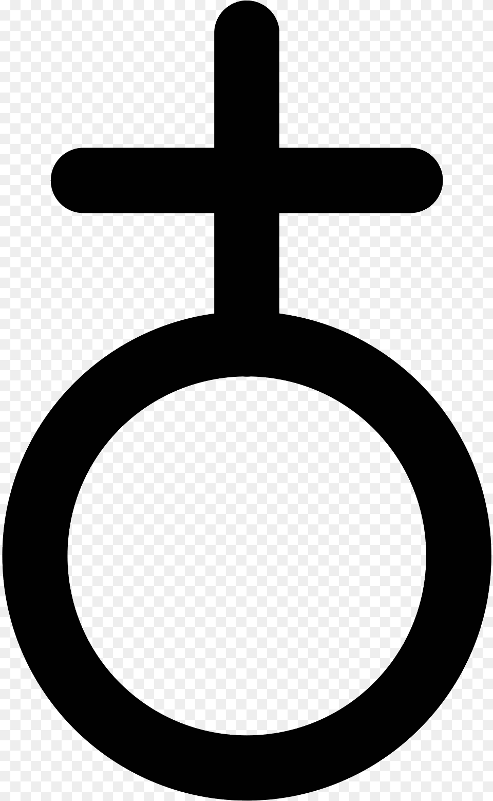 Smbolo De La Tierra Icon Earth Symbol Astrology, Gray Free Transparent Png