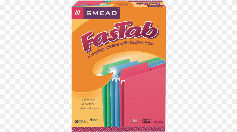 Smead Fastab Hanging File Folders, Advertisement, Poster Free Transparent Png