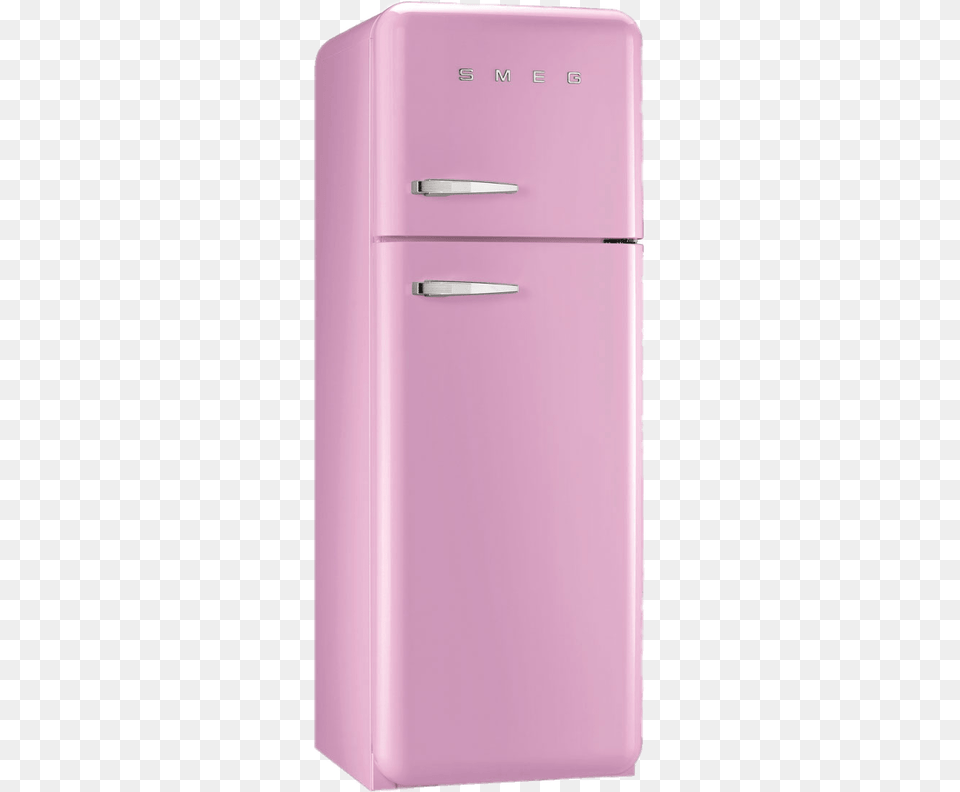 Smeg Pink Refrigerator, Appliance, Device, Electrical Device Free Png