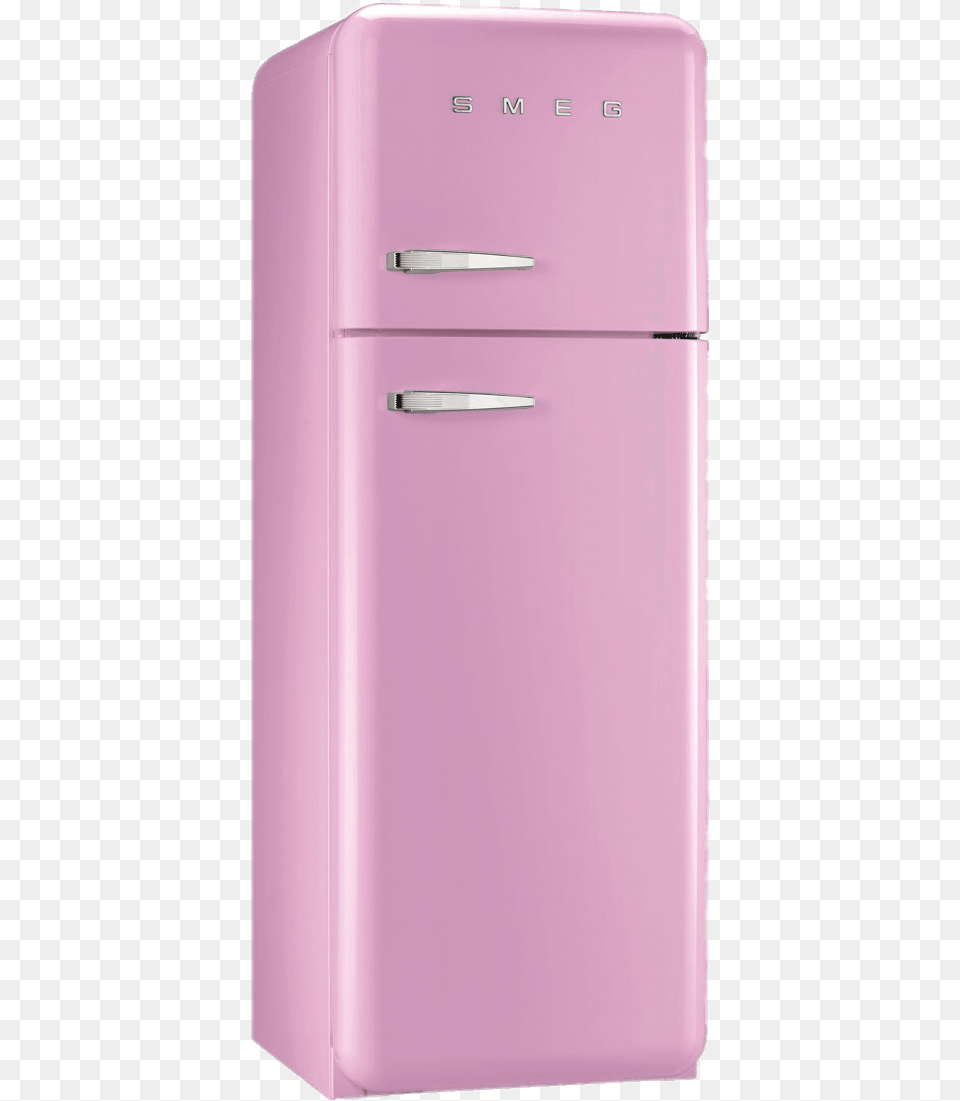 Smeg Pink Refrigerator Fridge Pink, Device, Appliance, Electrical Device Free Png Download