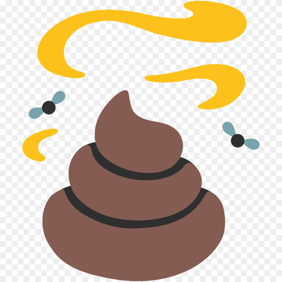 Smelling Poo Emoji, Clothing, Hat, Food, Sweets Png Image