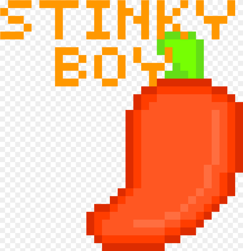 Smelly Chillie Pepper Pixel Eyes, Carrot, Food, Plant, Produce Free Transparent Png