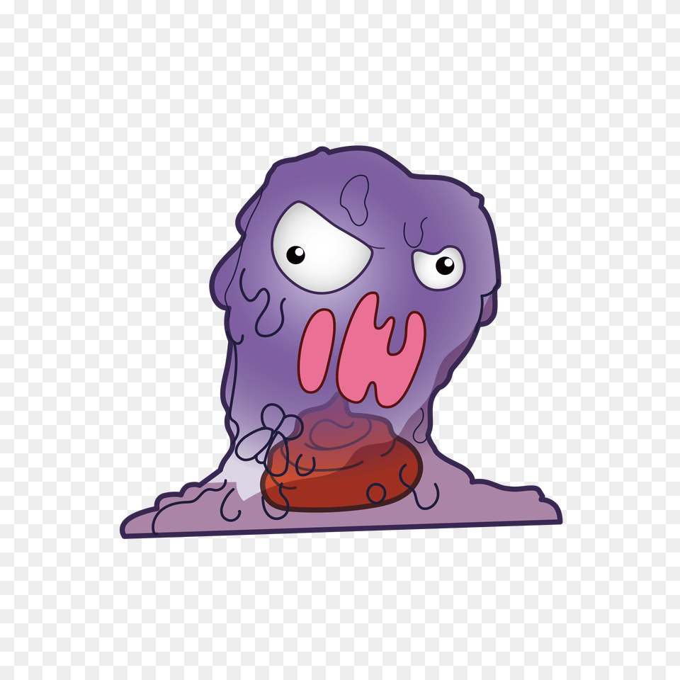 Smelly Purple Blob Smashers, Cartoon Png Image