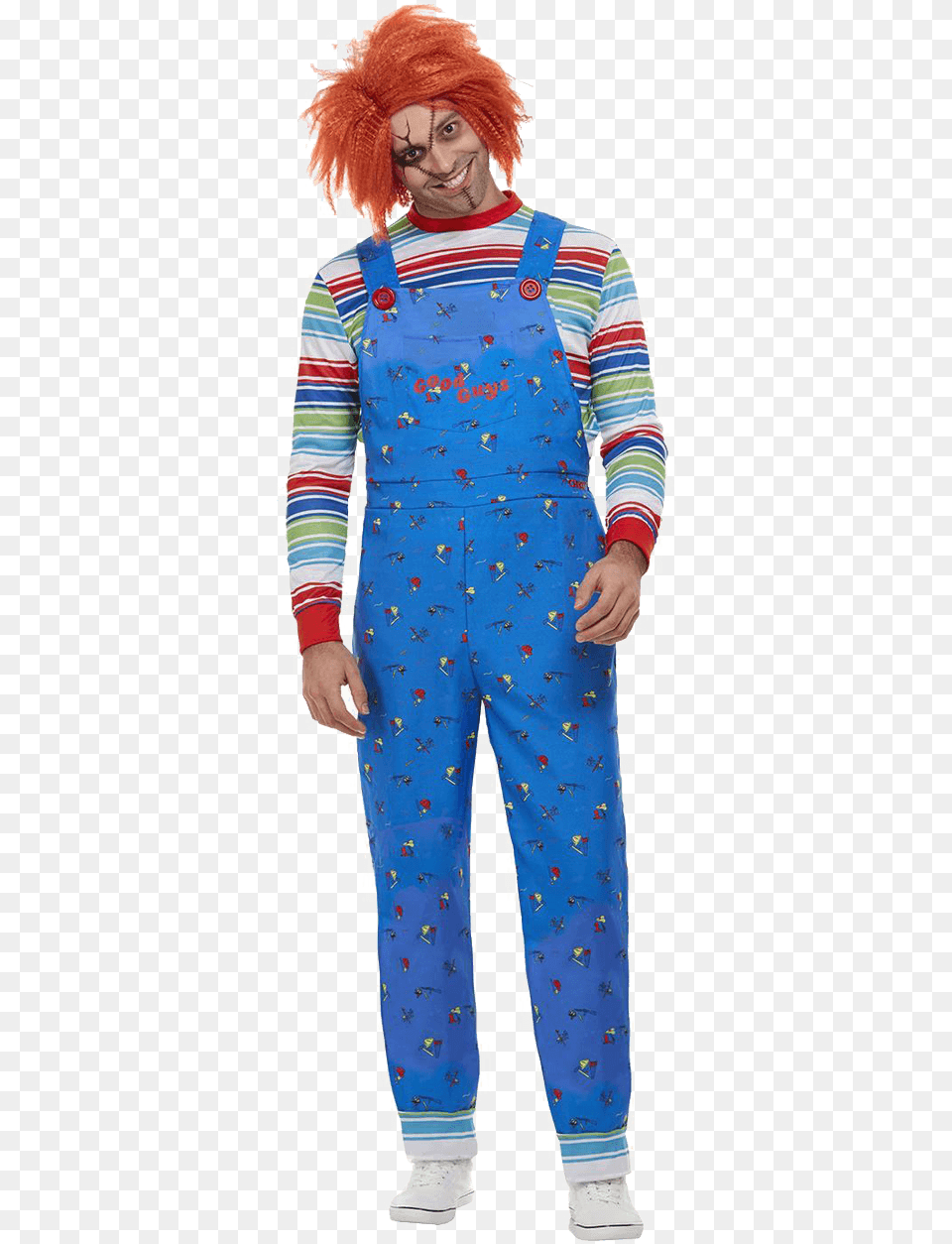 Smiffys Chucky Costume, Clothing, Pants, Baby, Person Png Image