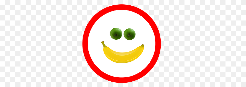 Smile Banana, Food, Fruit, Plant Png