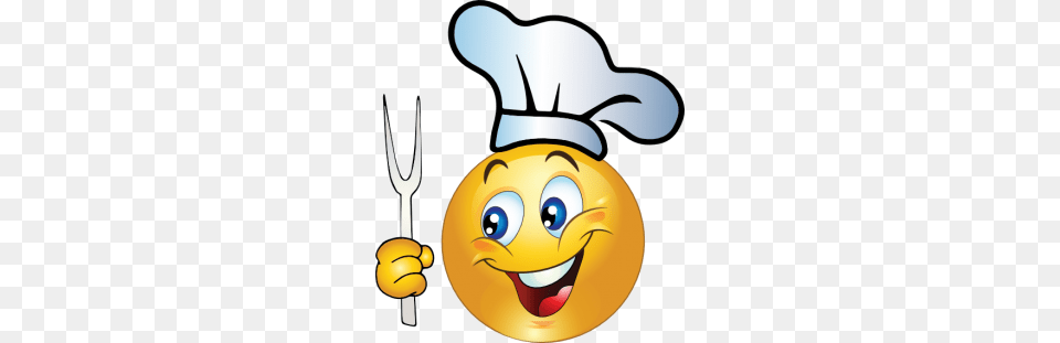 Smile Chef Male Clip Art Smile And Photo, Cutlery, Fork, Weapon, Nature Png Image