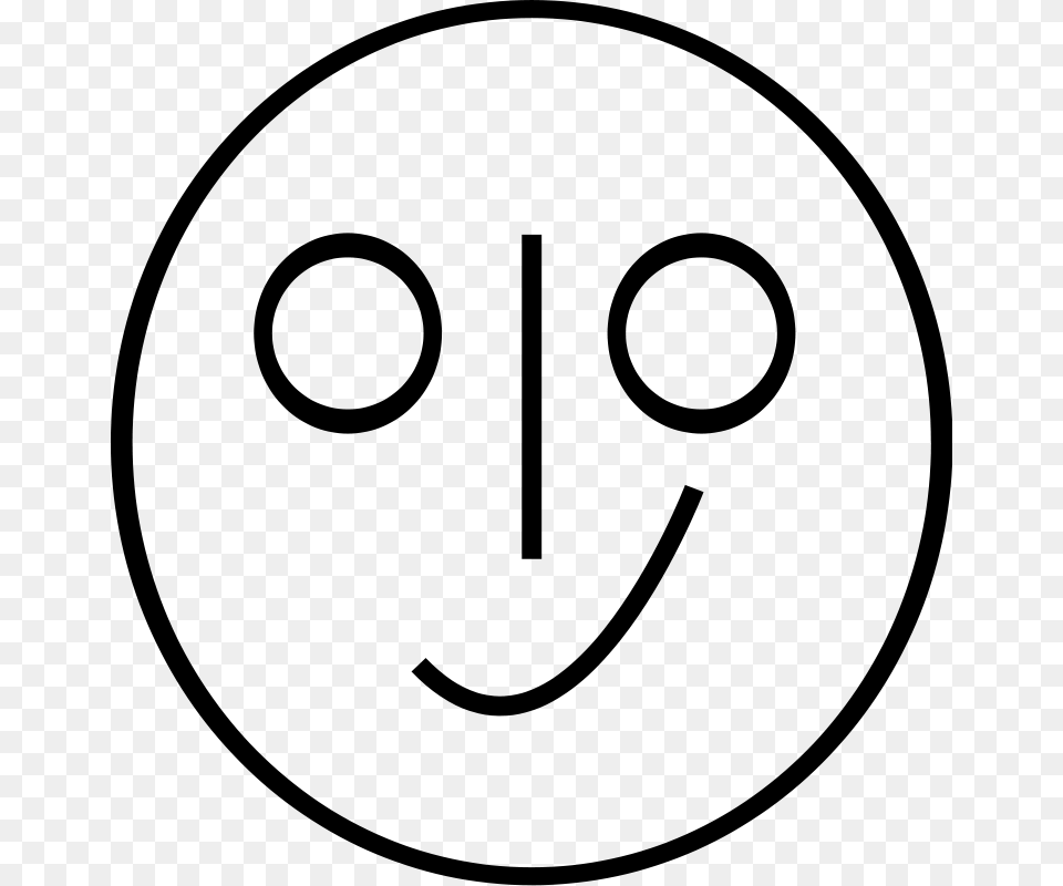 Smile Clipart, Gray Free Transparent Png