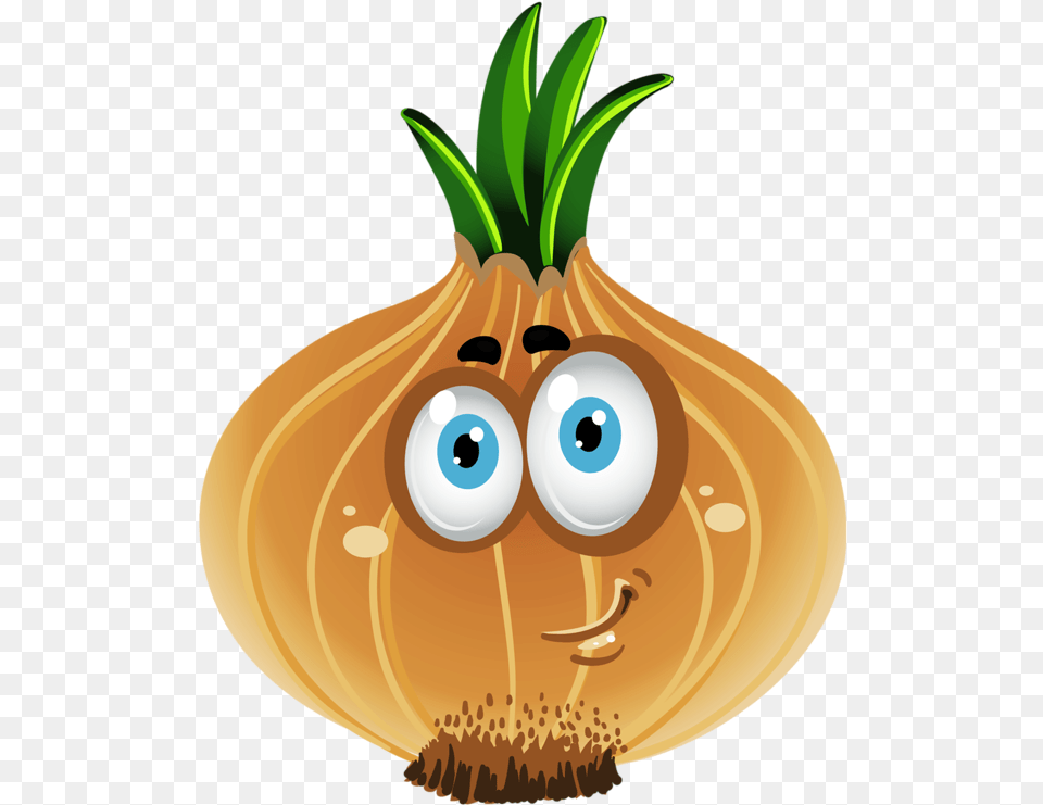 Smile Clipart Onion Vegetable Cartoon, Food, Produce, Fruit, Plant Free Png Download