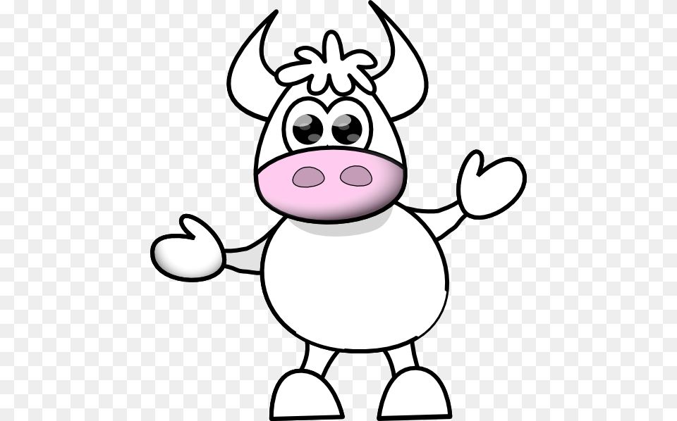 Smile Cow Clip Art Vector, Nature, Outdoors, Snow, Snowman Png Image