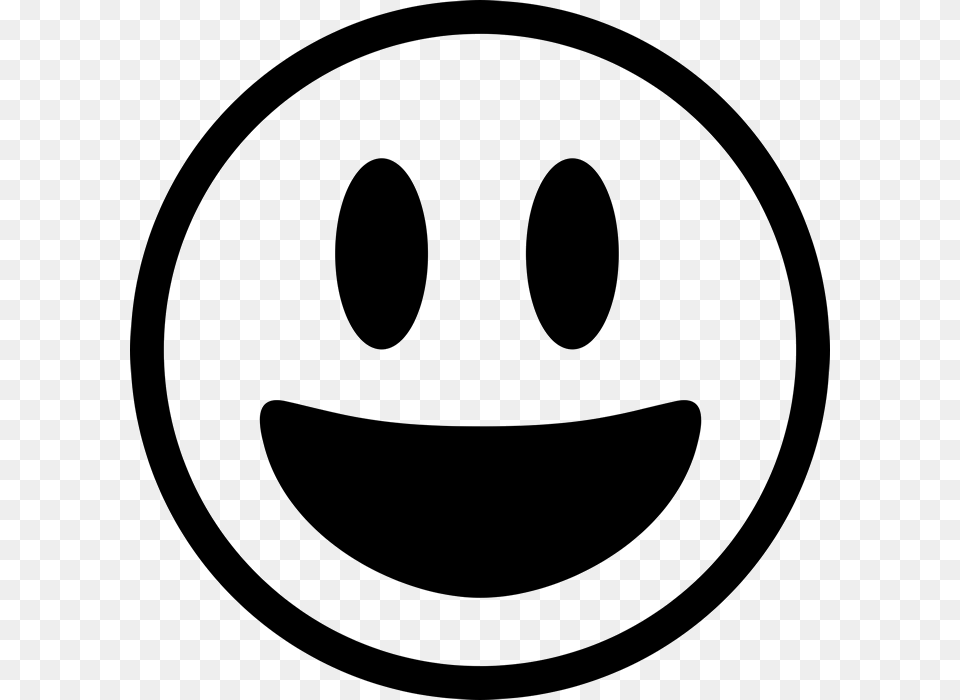 Smile Emoji, Stencil Free Transparent Png