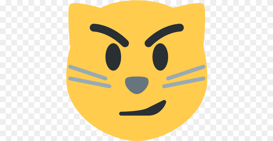 Smile Emoji Discord Smiley Cat Emoji, Mask, Food, Fruit, Plant Png Image