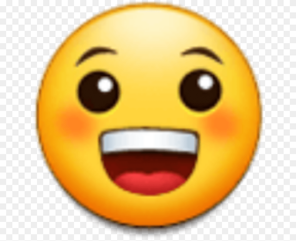 Smile Emoji Samsungemoji Laugh Happy Face Mouth Eyes Smiley, Disk, Outdoors Png Image