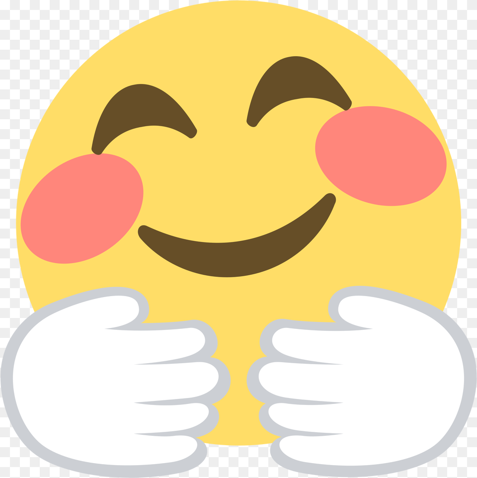 Smile Face Hugging Emoji Download Hugging Big Hug Emoji Png Image