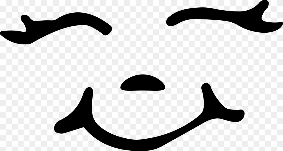 Smile Face No Background, Gray Png