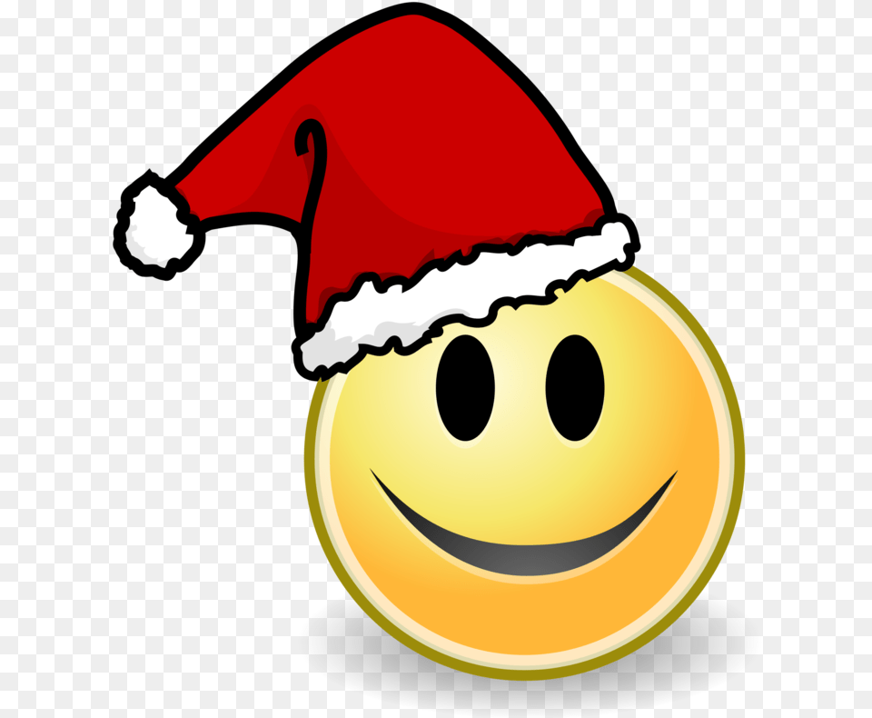 Smile Face Smiley Image With Christmas Smiley Face, People, Person, Food, Meal Free Png Download