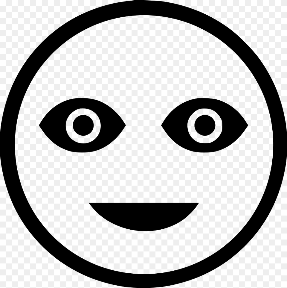 Smile Round Face Happy Lucky Smiley Left And Right Road Icon, Disk Free Png Download