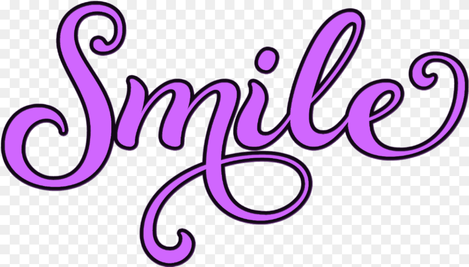 Smile Sonre Sonrisa Word Palabra English Ingls Alegr Sonrie En Ingles, Purple, Text, Smoke Pipe Png Image
