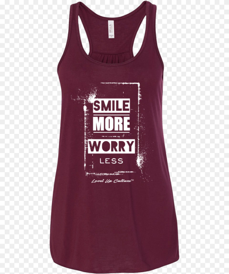 Smile Womens Tank Top Sleeveless Shirt, Clothing, Tank Top Free Png Download