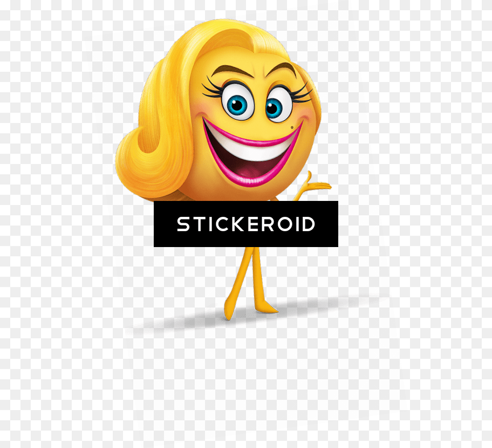 Smiler Emoji Movie Character Precious From The Nut Job, Advertisement, Poster, Head, Face Png Image