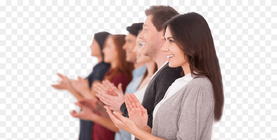 Smiles Cil People Clapping People Clapping, Adult, Female, Person, Woman Png Image