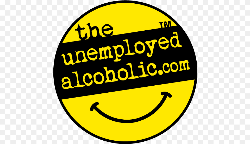 Smiles The Unemployed Alcoholic Circle, Sticker, Logo, Disk, Symbol Png Image