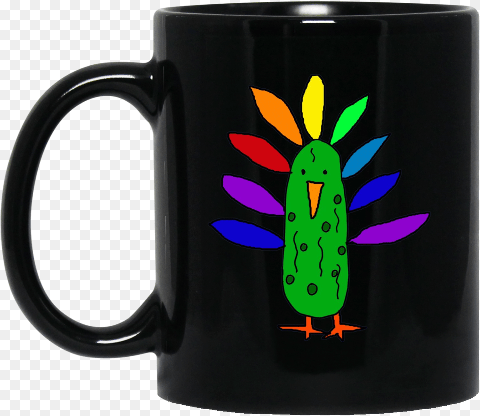 Smileteeshol Funny Pickle Turkey Cartoon 11 Oz Mug, Cup, Beverage, Coffee, Coffee Cup Free Transparent Png