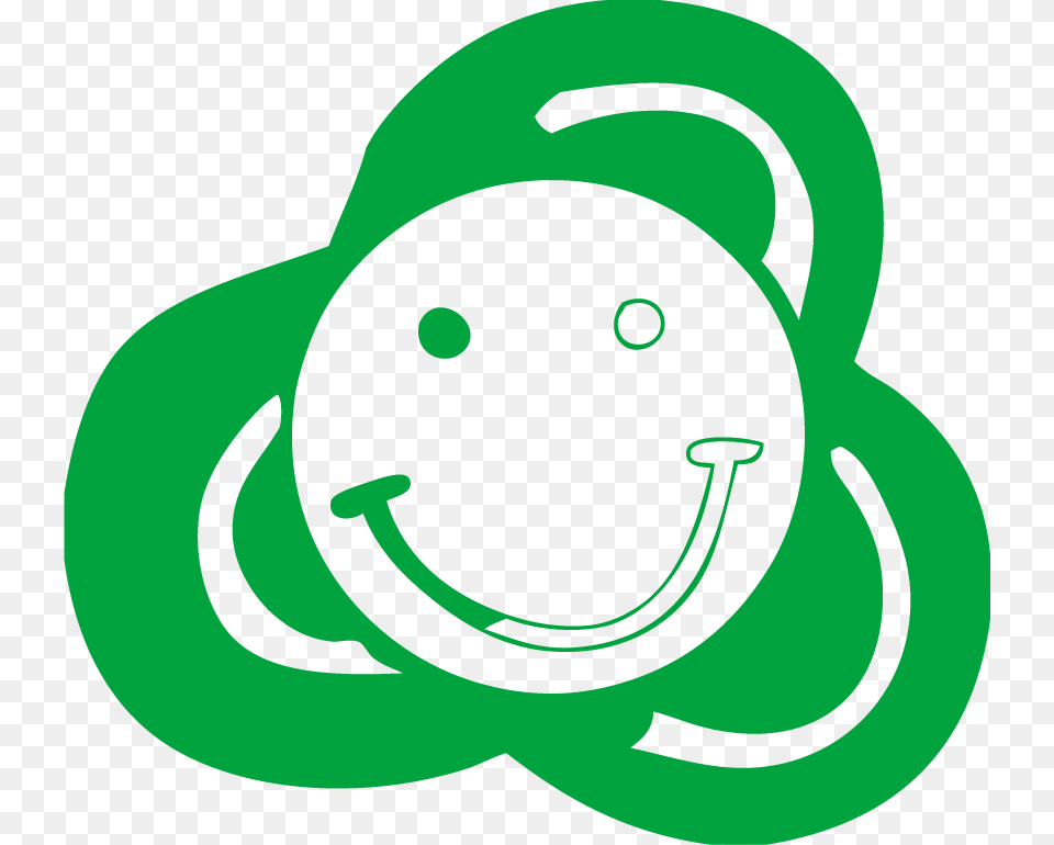 Smiley, Green, Sticker, Person, Head Free Png