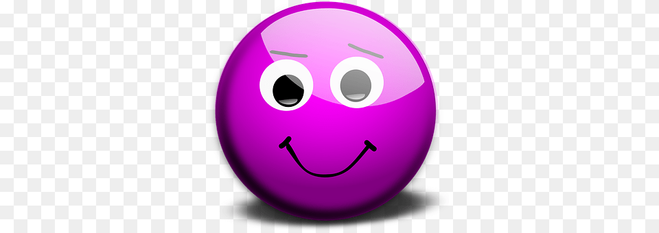 Smiley Purple, Sphere, Disk Free Png Download