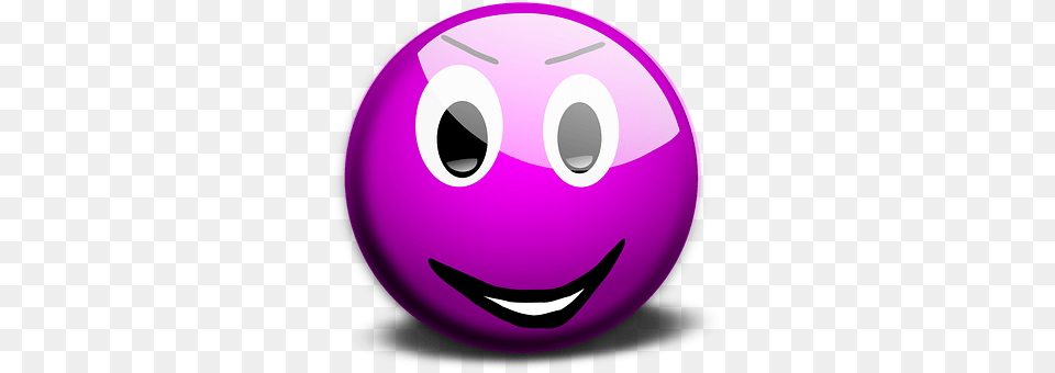 Smiley Purple, Sphere, Ball, Football Free Transparent Png