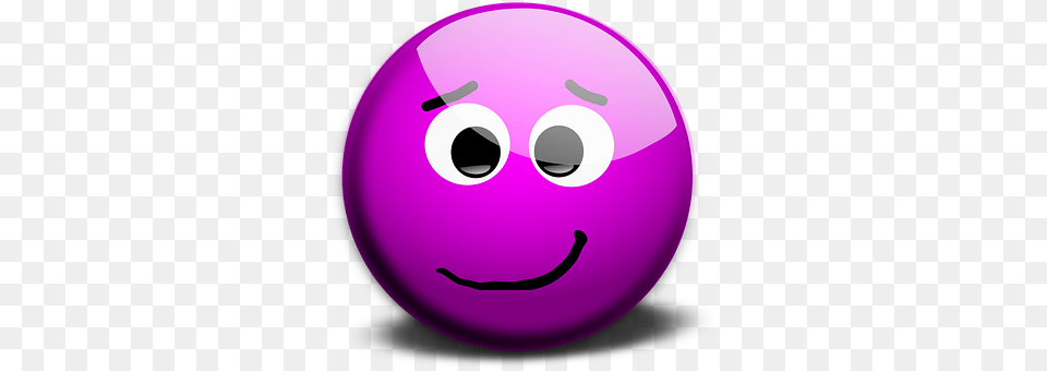 Smiley Purple, Disk Free Png Download