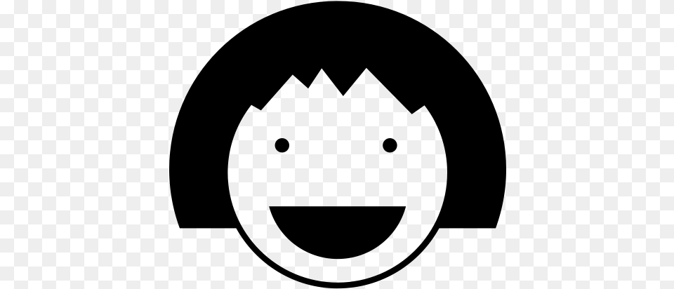 Smiley, Gray Free Png Download