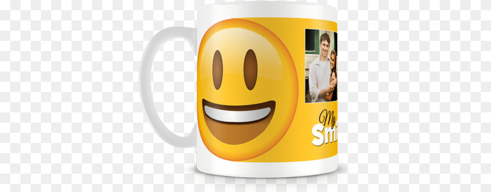 Smiley, Cup, Adult, Male, Man Png