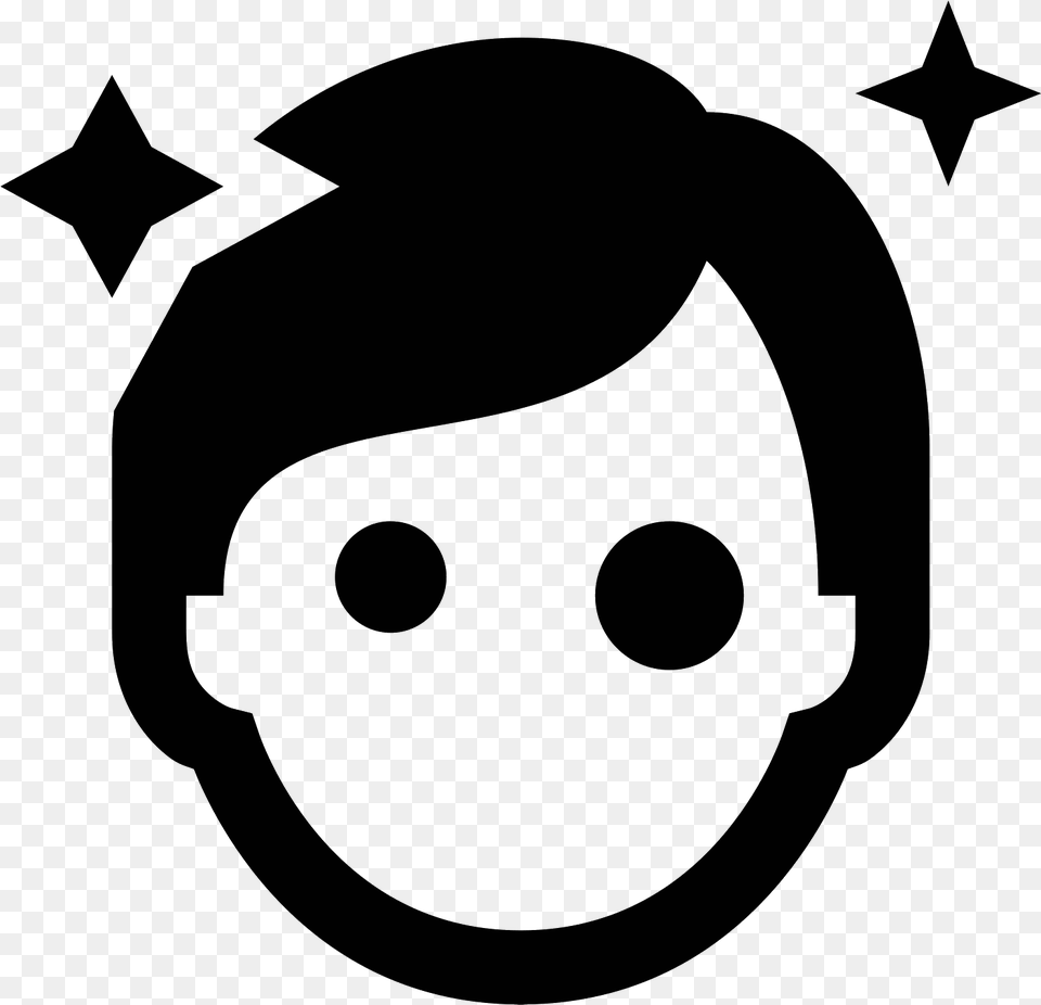 Smiley, Gray Free Transparent Png